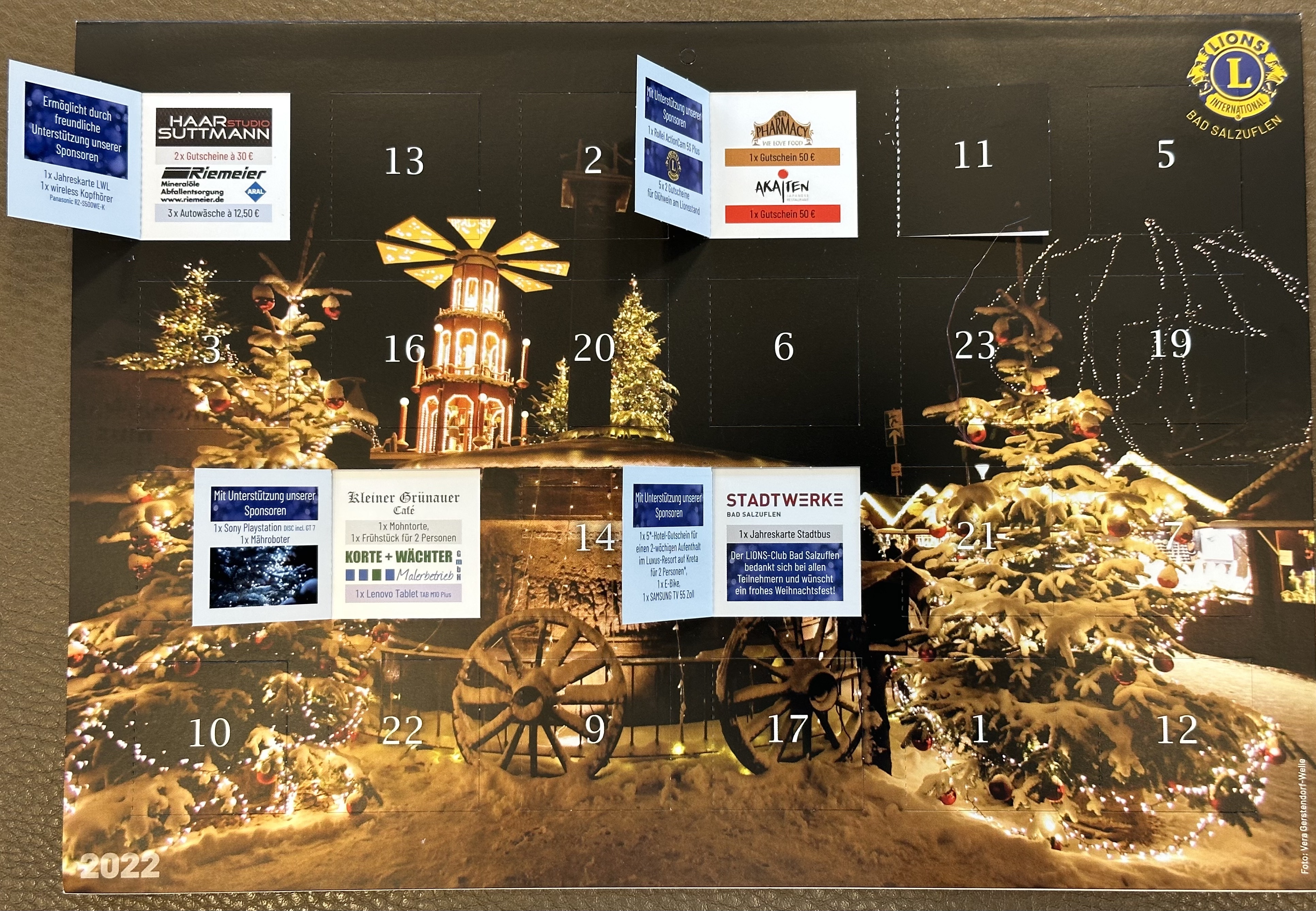 Der zweite Adventskalender im Jahr 2022